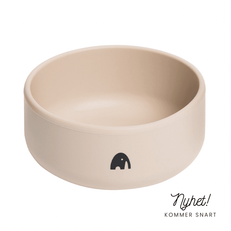 Barneskål i silikon My1 BASIC - Sand 