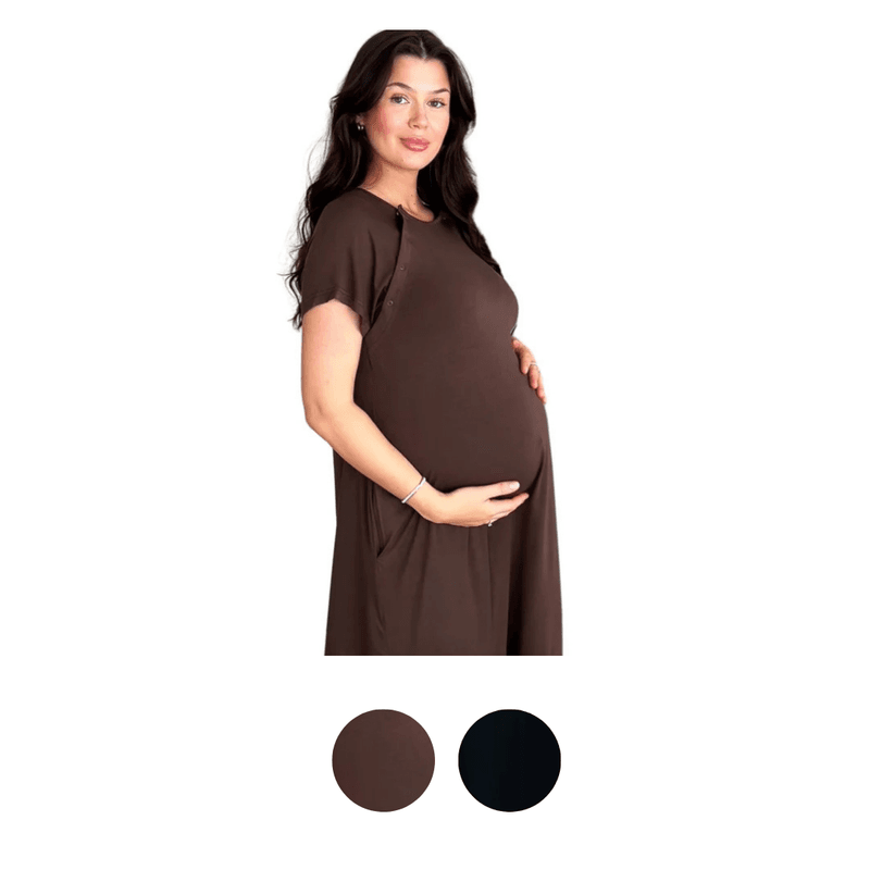 Føde-/Barselkjole - BESTSELGER - VELG FARGE