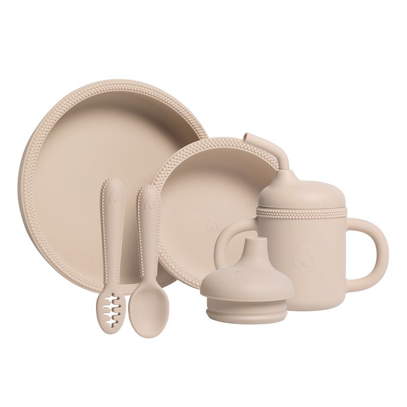 SPISESETT 6 deler My1 BUBBLES - VEL FARGE