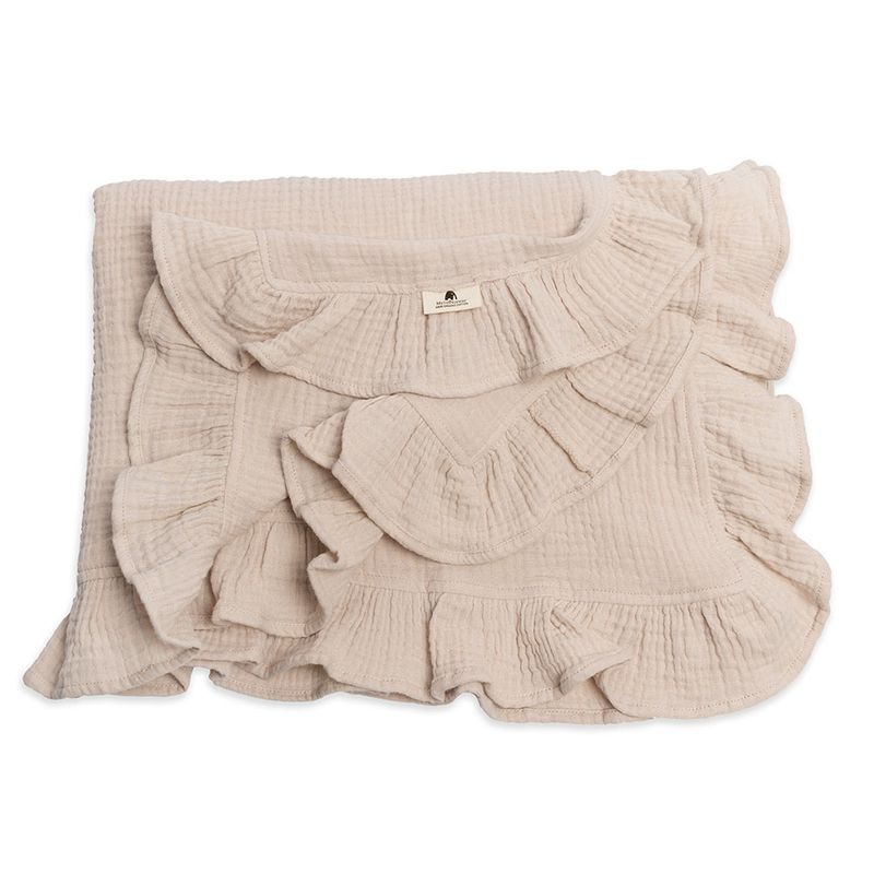 VOLANG EXCLUSIVE musselin teppe - VELG FARGE  